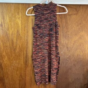 ANTHROPOLOGIE Multi-Colored Ribbed Knit Dress Sz XS